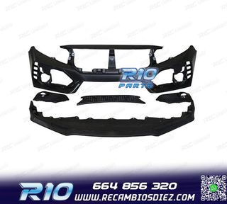 PARAGOLPES DELANTERO HONDA CIVIC 16- LOOK TYPE R
