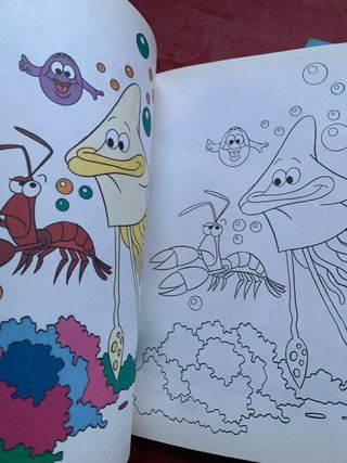 Colorea con Delfy 5 y 7 cuadernos para pintar