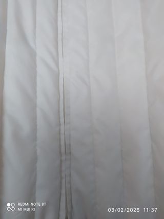 Plumífero blanco ONIX gabardina