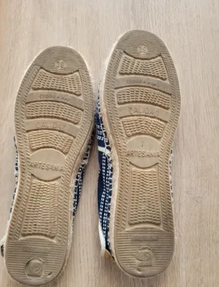 Alpargatas Toni Pons Azul y Blanco