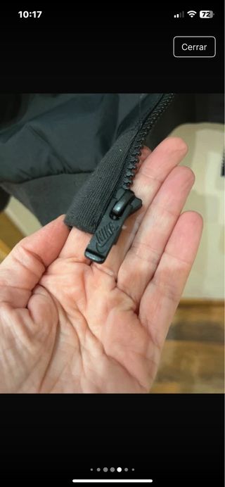 Chaqueta cortavientos Nike negra