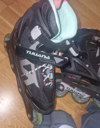 Patines en línea t39+protecciones.CASI NUEVOS***
