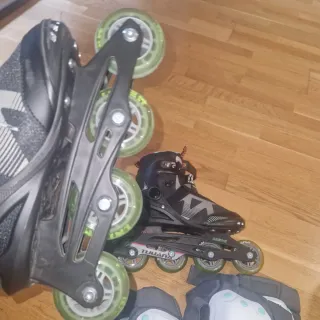 Patines en línea t39+protecciones.CASI NUEVOS***
