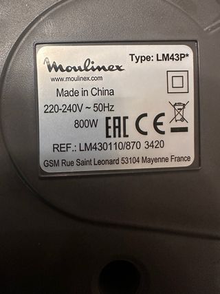 Batidora Vaso Moulinex 800W