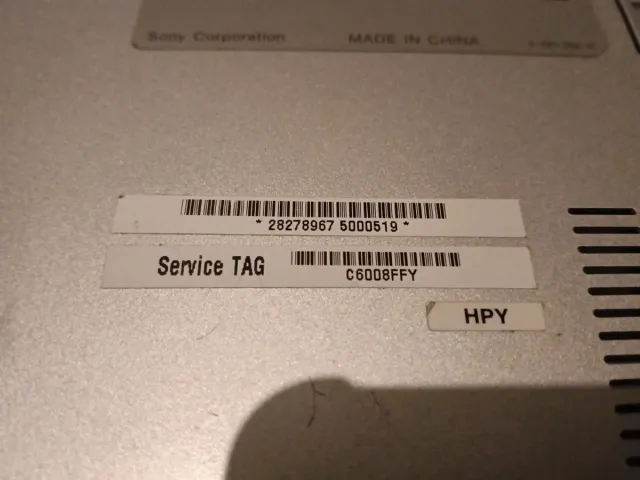 Ordenador Portátil Sony Vaio Plata