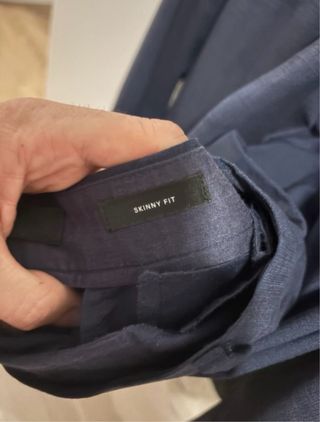 Traje H&M Azul Marino Hombre talla 48