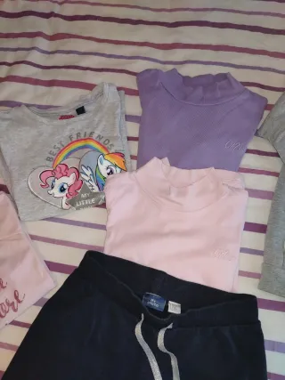 Lotto vestiti bambina 6 anni