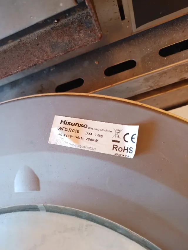 Puerta Lavadora Hisense WFDJ7010