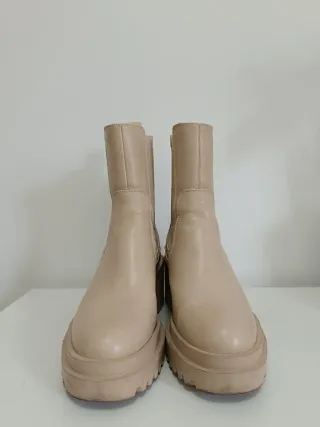 Botines Zara Beige Talla 38