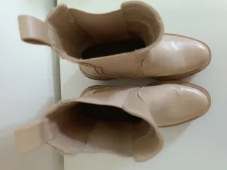 Botines Zara Beige Talla 38