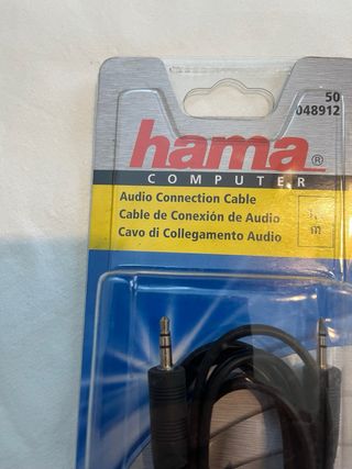 Cavo audio Hama 1,5m