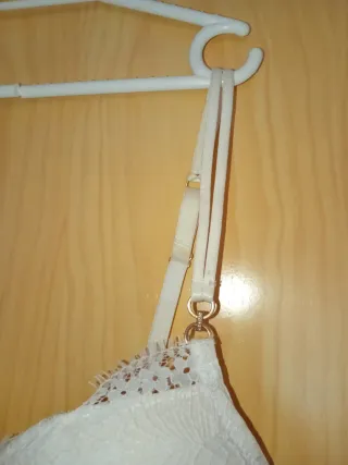 Sujetador blanco encaje Censored