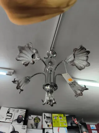 Lámpara de techo acero inoxidable