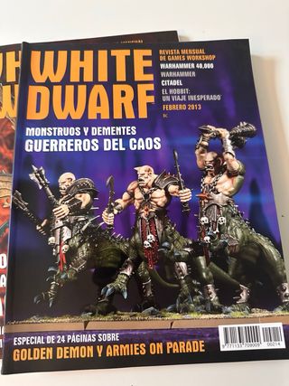 Lote de revistas WarhammerWhite Dwarf