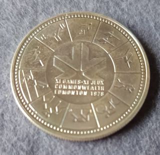 Moneda Canadá 1978 Dólar Universiada Edmonton