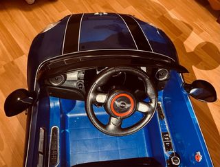 Coche Eléctrico Infantil MINI Azul