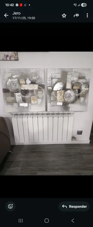 Juego de 2 cuadros decorativos