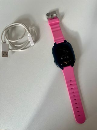 Reloj Inteligente Niños Rosa y Negro