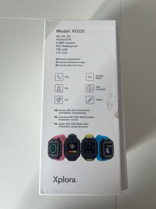 Reloj Inteligente Niños Rosa y Negro