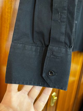 Camisa Negra Zara Talla M