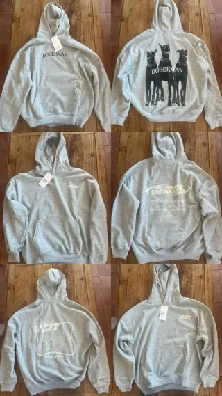 Sudadera gris y azul Talla M/L