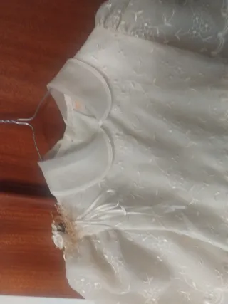 Vestido de Comunión beis