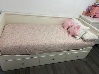 Sofá Cama Extensible Blanco