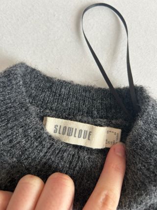 Jersey Slowlove Lana Gris Talla XS