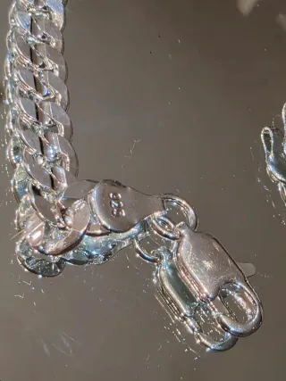 Pulsera de eslabones  plata