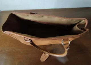 Borsa bauletto vintage Roberto Capucci pelle marro
