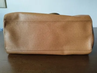 Borsa bauletto vintage Roberto Capucci pelle marro