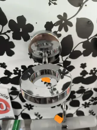 Aplique LED moderno plateado y blanco 2 unidades