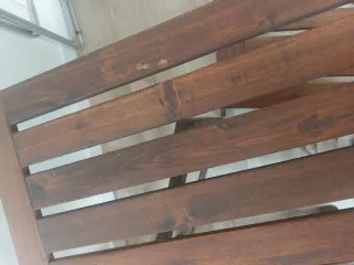 Mesa y 2 Sillas de Jardín Madera