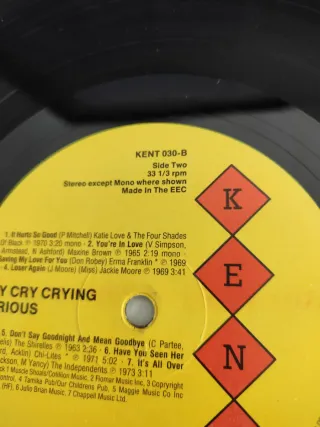 Vinilo LP Cry Cry Crying - Varios Artistas