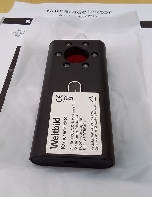 Detector de cámaras ocultas