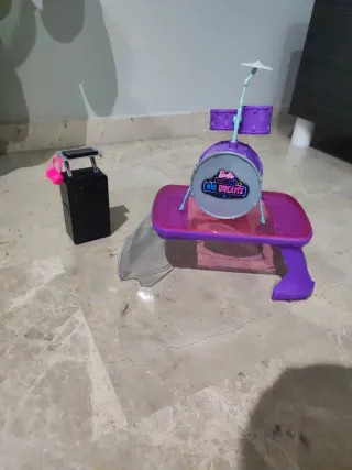 Coche Barbie Descapotable Rosa y Morado