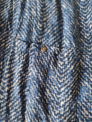 Mono Mango azul y blanco