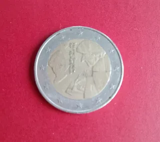 Lotto di 6 monete da 2 euro