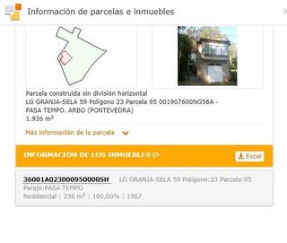 Chalet en venta en Arbo