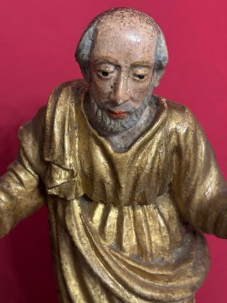 Antica statua S. Pietro in legno