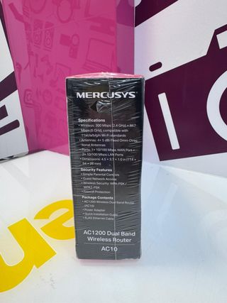 Router Cable Mercusys Ac1200 Dual Band Wireless Ac10 (sin Us