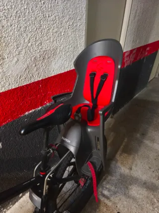 Silla bici Hamax Buddy Gris Rojo