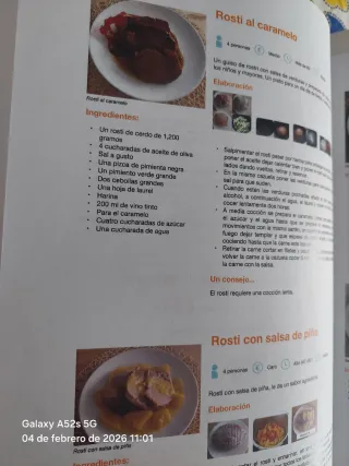 Libro de cocina. Autora Maribel Sabela.