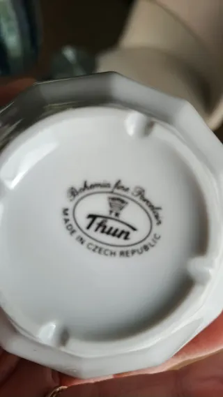 Set 6 Tazze da thè in porcellana THUN