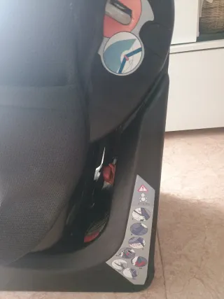 Silla de coche negra