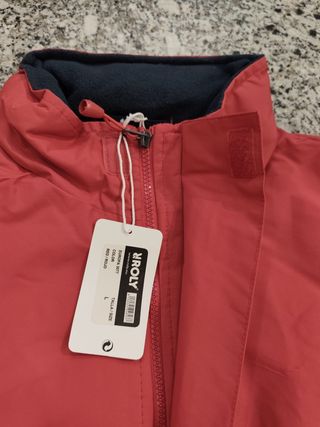 Parka impermeable hombre Talla L Roja