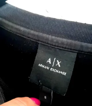 Felpa Armani Exchange Nera