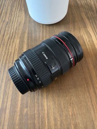 Canon 6D + Canon 24-70 2.8 + batería + 2 tarjetas