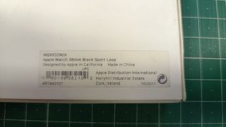 Bracelete Apple Watch Sport Loop Preto 38mm