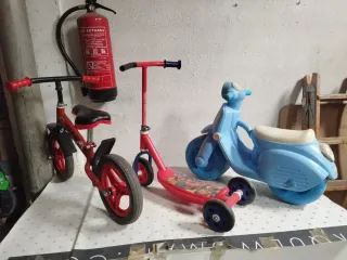 Moto Feber, bici sin pedales y patinete